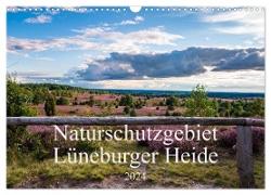 Naturschutzgebiet Lüneburger Heide (Wandkalender 2024 DIN A3 quer), CALVENDO Monatskalender