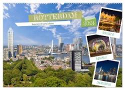 ROTTERDAM Imposante Ansichten (Wandkalender 2024 DIN A2 quer), CALVENDO Monatskalender