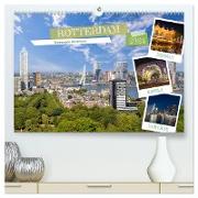 ROTTERDAM Imposante Ansichten (hochwertiger Premium Wandkalender 2024 DIN A2 quer), Kunstdruck in Hochglanz