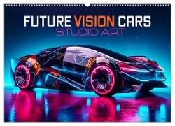 Future Vision Cars-Studio Art (Wandkalender 2024 DIN A2 quer), CALVENDO Monatskalender