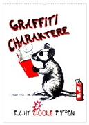 Graffiti Charaktere (Wandkalender 2024 DIN A2 hoch), CALVENDO Monatskalender