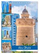 Abu Dhabi - Reiseplaner (Tischkalender 2024 DIN A5 hoch), CALVENDO Monatskalender