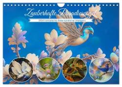 Zauberhafte Paradiesvögel (Wandkalender 2024 DIN A4 quer), CALVENDO Monatskalender