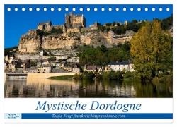 Mystische Dordogne (Tischkalender 2024 DIN A5 quer), CALVENDO Monatskalender