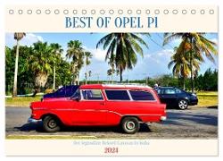 BEST OF OPEL P1 - Der legendäre Rekord Caravan in Kuba (Tischkalender 2024 DIN A5 quer), CALVENDO Monatskalender