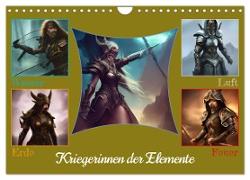 Kriegerinnen der Elemente (Wandkalender 2024 DIN A4 quer), CALVENDO Monatskalender