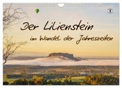 Der Lilienstein im Wandel der Jahreszeiten (Wandkalender 2024 DIN A4 quer), CALVENDO Monatskalender