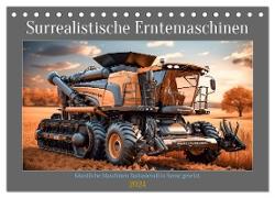 Surrealistische Erntemaschinen (Tischkalender 2024 DIN A5 quer), CALVENDO Monatskalender