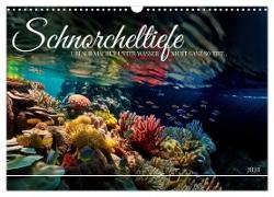 Schnorcheltiefe (Wandkalender 2024 DIN A3 quer), CALVENDO Monatskalender
