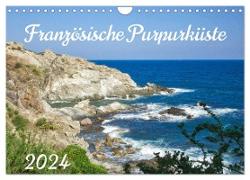Französische Purpurküste (Wandkalender 2024 DIN A4 quer), CALVENDO Monatskalender