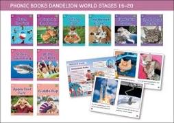 Phonic Books Dandelion World Stages 16-20 ('tch' and 've', Two-Syllable Words, Suffixes -ed and -ing and Spelling <le>)