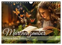 Märchenzauber - Verwunschene Welten (Wandkalender 2024 DIN A4 quer), CALVENDO Monatskalender