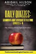 Daily Quizzes: Grammar and Sentence Structure Grades 5-8