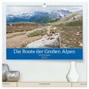 Die Route der Großen Alpen, der Col de l'Izoard (hochwertiger Premium Wandkalender 2024 DIN A2 quer), Kunstdruck in Hochglanz