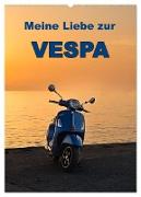 Die Liebe zur Vespa (Wandkalender 2024 DIN A2 hoch), CALVENDO Monatskalender