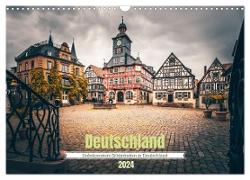 Unbekanntere Schönheiten in Deutschland (Wandkalender 2024 DIN A3 quer), CALVENDO Monatskalender