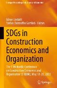 SDGs in Construction Economics and Organization