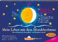 Mein Leben mit dem Mondrhythmus 2024 Wandkalender A4