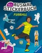 Ravensburger Mein Ausmalstickerbuch Fußball - Großes Buch mit über 300 Stickern, viele Sticker zum Ausmalen