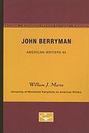 John Berryman - American Writers 85