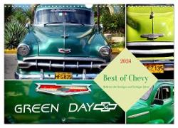 Best of Chevy - Oldtimer der Vierziger und Fünfziger Jahre (Wandkalender 2024 DIN A3 quer), CALVENDO Monatskalender