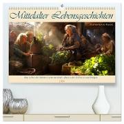 Mittelalter Lebensgeschichten (hochwertiger Premium Wandkalender 2024 DIN A2 quer), Kunstdruck in Hochglanz