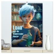 Luca und die wundersame Flasche (hochwertiger Premium Wandkalender 2024 DIN A2 hoch), Kunstdruck in Hochglanz