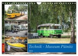 Technik-Museum Pütnitz (Wandkalender 2024 DIN A4 quer), CALVENDO Monatskalender