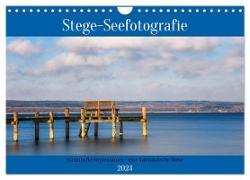 Stege - Seefotografie (Wandkalender 2024 DIN A4 quer), CALVENDO Monatskalender
