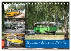 Technik-Museum Pütnitz (Tischkalender 2024 DIN A5 quer), CALVENDO Monatskalender