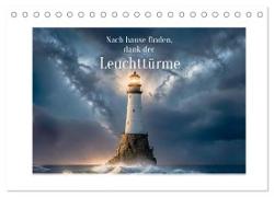 Nach Hause finden, die Leuchttürme (Tischkalender 2024 DIN A5 quer), CALVENDO Monatskalender