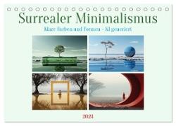 Surrealer Minimalismus (Tischkalender 2024 DIN A5 quer), CALVENDO Monatskalender