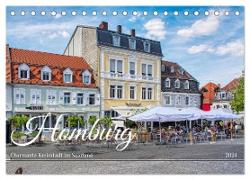 Homburg - Charmante Kreisstadt im Saarland (Tischkalender 2024 DIN A5 quer), CALVENDO Monatskalender