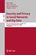 Security and Privacy in Social Networks and Big Data