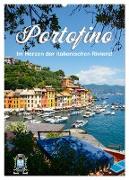 Portofino - Im Herzen der italienischen Riviera!! (Wandkalender 2024 DIN A2 hoch), CALVENDO Monatskalender