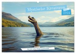 Mystische Kreaturen - Ein Jahr voller Magie und Fantasie (Wandkalender 2024 DIN A2 quer), CALVENDO Monatskalender