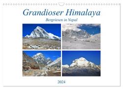 Grandioser Himalaya, Bergriesen in Nepal (Wandkalender 2024 DIN A3 quer), CALVENDO Monatskalender