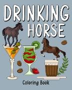 Drinking Horse Coloring Book