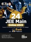24 JEE Main Online 2023 Previous Year Solved Papers (All sittings) with Rank Predictor