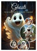Ghosti (Wandkalender 2024 DIN A2 hoch), CALVENDO Monatskalender