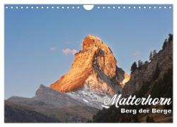 Matterhorn - Berg der Berge (Wandkalender 2024 DIN A4 quer), CALVENDO Monatskalender