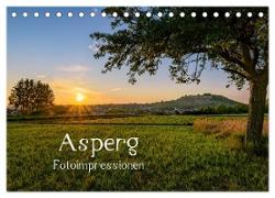 Asperg - Fotoimpressionen (Tischkalender 2024 DIN A5 quer), CALVENDO Monatskalender