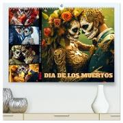 Dia de los Muertos - Feier des Lebens und des Todes (hochwertiger Premium Wandkalender 2024 DIN A2 quer), Kunstdruck in Hochglanz