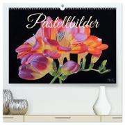 Pastellbilder (hochwertiger Premium Wandkalender 2024 DIN A2 quer), Kunstdruck in Hochglanz