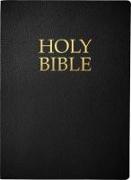 Kjver Holy Bible, Large Print, Black Bonded Leather, Thumb Index