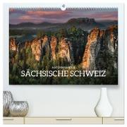 Naturparadies Sächsische Schweiz (hochwertiger Premium Wandkalender 2024 DIN A2 quer), Kunstdruck in Hochglanz