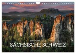 Naturparadies Sächsische Schweiz (Wandkalender 2024 DIN A4 quer), CALVENDO Monatskalender