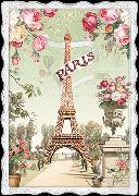 Postkarte. Auguri - Paris