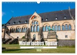 Historisches Goslar - Niedersachsen (Wandkalender 2024 DIN A3 quer), CALVENDO Monatskalender