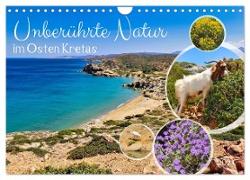Unberührte Natur im Osten Kretas (Wandkalender 2024 DIN A4 quer), CALVENDO Monatskalender
